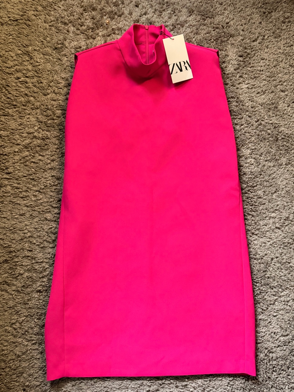 NWT Zara Hot Pink Mini Dress